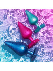 ROMP - LUSTER KIT DE ENTRENAMIENTO ANAL S/M/L CON BASE EN FORMA DE CORAZÓN