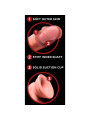 KING COCK PLUS - DILDO REALISTA TRIPLE DENSIDAD CON TESTÍCULOS OSCILANTES 23 CM COLOR NATURAL