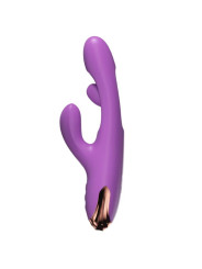 SHE.E.O - VIBRADOR RABBIT PUNTO G CON MOVIMIENTO DIGITAL MORADO