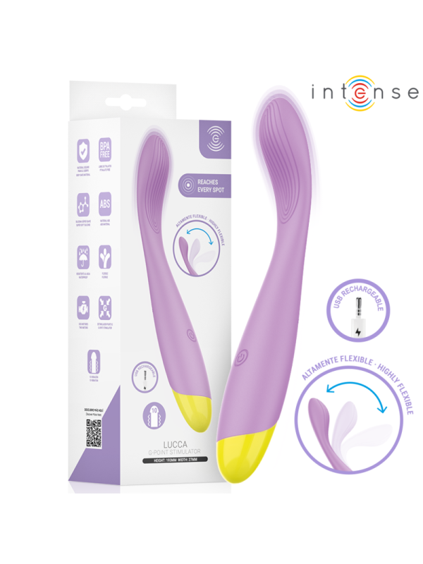 INTENSE - LUCCA G-POINT ESTIMULADOR FLEXIBLE RECARGABLE USB