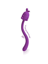 PRETTY LOVE - VIBRADOR FLEXIBLE CUTE BUNNY FLIRTING STICK RECARGABLE USB MORADO