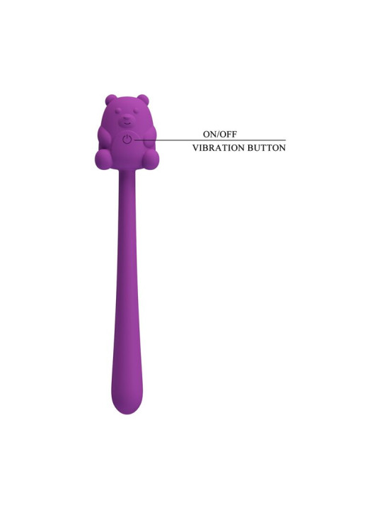 PRETTY LOVE - CUTE BEAR FLIRTING STICK VIBRADOR RECARGABLE