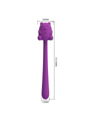 PRETTY LOVE - CUTE BEAR FLIRTING STICK VIBRADOR RECARGABLE