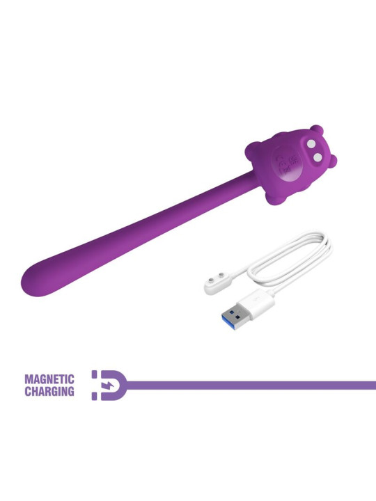 PRETTY LOVE - CUTE BEAR FLIRTING STICK VIBRADOR RECARGABLE