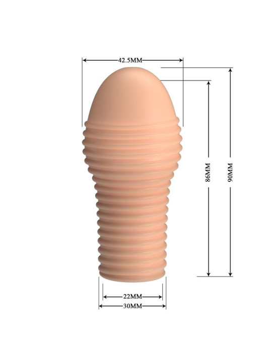 PRETTY LOVE - HOTTT FUNDA PARA PENE GET YOUR PENIS THICKER COLOR NATURAL