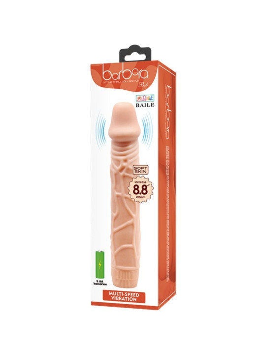 BAILE - BOB VIBRADOR REALÍSTICO 22.5 CM NATURAL