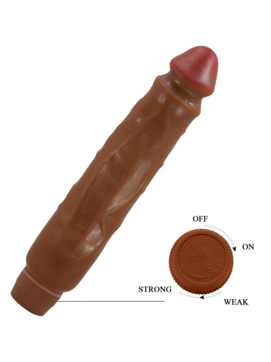 BAILE - JACK VIBRADOR REALÍSTICO 26 CM MULATO