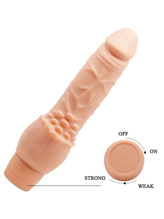 BAILE - BARBARA VIBRADOR REALÍSTICO 19.5 CM NATURAL
