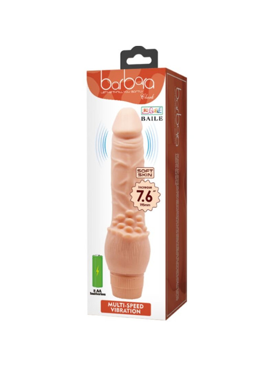 BAILE - BARBARA VIBRADOR REALÍSTICO 19.5 CM NATURAL