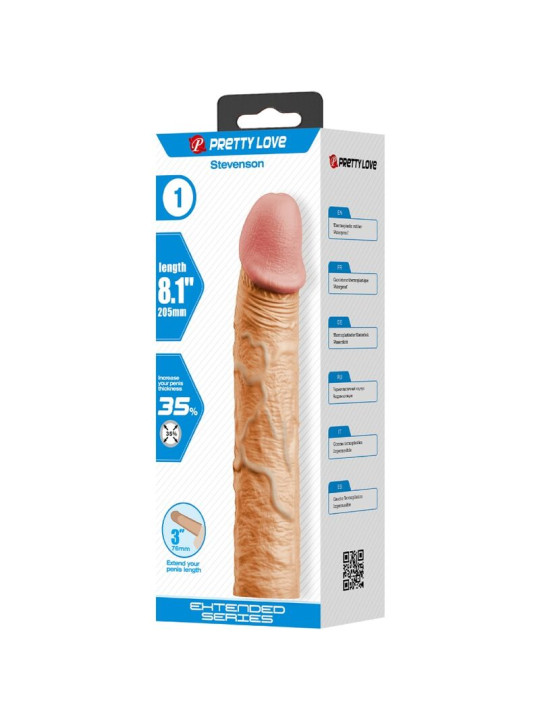 PRETTY LOVE - STEVENSON FUNDA PENE CON EXTENSIÓN DE 7.6 CM NATURAL