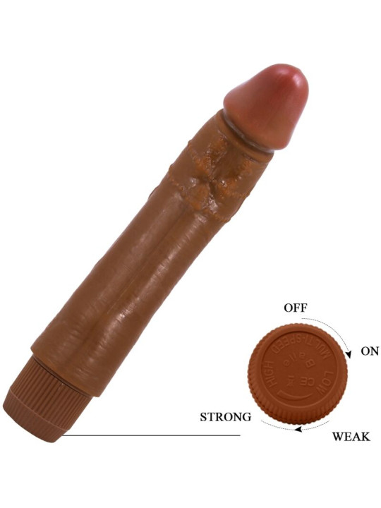 BAILE - DYBBUK VIBRADOR REALÍSTICO 24 CM MULATO