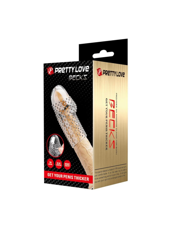 PRETTY LOVE - GEEK'S FUNDA PARA PENE GET YOUR PENIS THICKER TRANSPARENTE