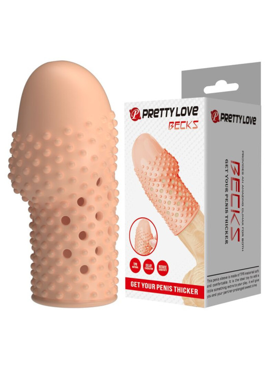 PRETTY LOVE - GEEK'S FUNDA PARA PENE GET YOUR PENIS THICKER COLOR NATURAL