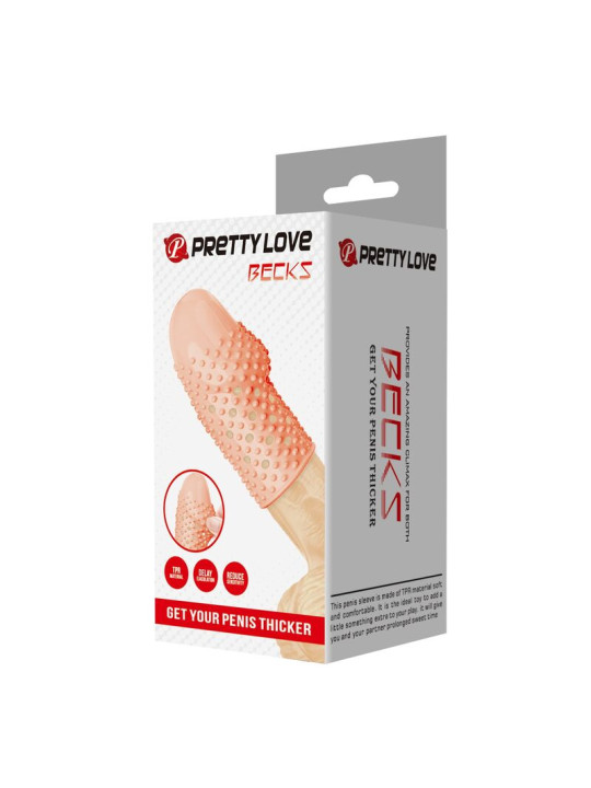 PRETTY LOVE - GEEK'S FUNDA PARA PENE GET YOUR PENIS THICKER COLOR NATURAL