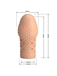 PRETTY LOVE - GEEK'S FUNDA PARA PENE GET YOUR PENIS THICKER COLOR NATURAL