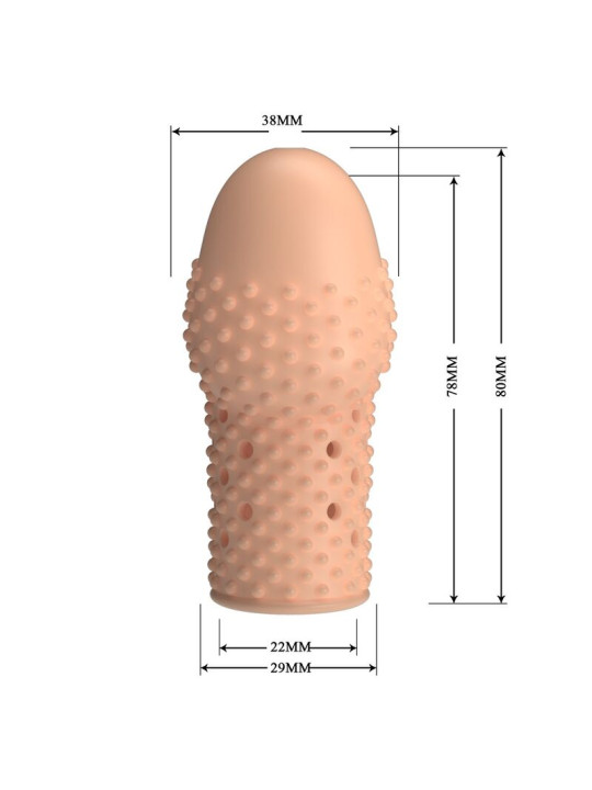 PRETTY LOVE - GEEK'S FUNDA PARA PENE GET YOUR PENIS THICKER COLOR NATURAL