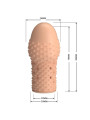 PRETTY LOVE - GEEK'S FUNDA PARA PENE GET YOUR PENIS THICKER COLOR NATURAL