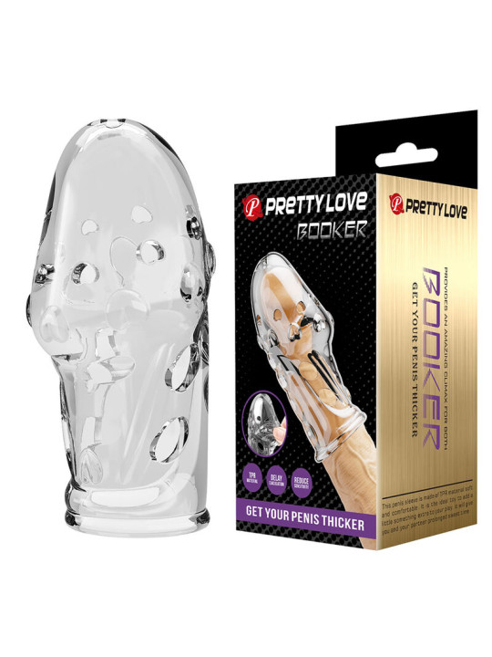 PRETTY LOVE - ROCKER FUNDA PARA PENE GET YOUR PENIS THICKER TRANSPARENTE