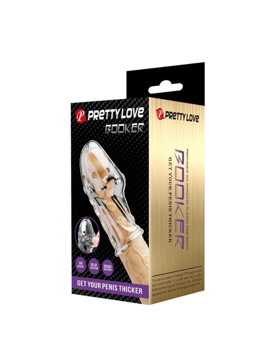 PRETTY LOVE - ROCKER FUNDA PARA PENE GET YOUR PENIS THICKER TRANSPARENTE