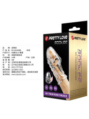 PRETTY LOVE - ROCKER FUNDA PARA PENE GET YOUR PENIS THICKER TRANSPARENTE