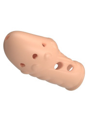 PRETTY LOVE - SOCKER FUNDA PARA PENE TEXTURIZADA COLOR NATURAL