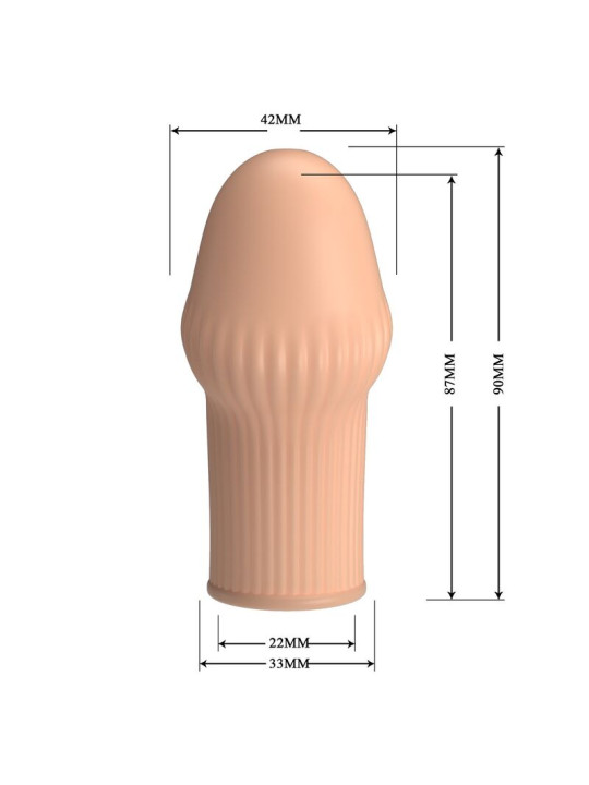 PRETTY LOVE - HUEL FUNDA PARA PENE COLOR NATURAL