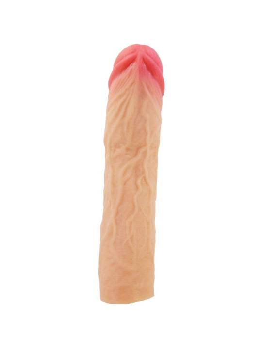PRETTY LOVE - DEREK FUNDA PENE CON EXTENSIÓN DE 7.6 CM NATURAL