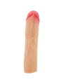 PRETTY LOVE - DEREK FUNDA PENE CON EXTENSIÓN DE 7.6 CM NATURAL
