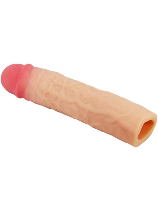 PRETTY LOVE - DEREK FUNDA PENE CON EXTENSIÓN DE 7.6 CM NATURAL