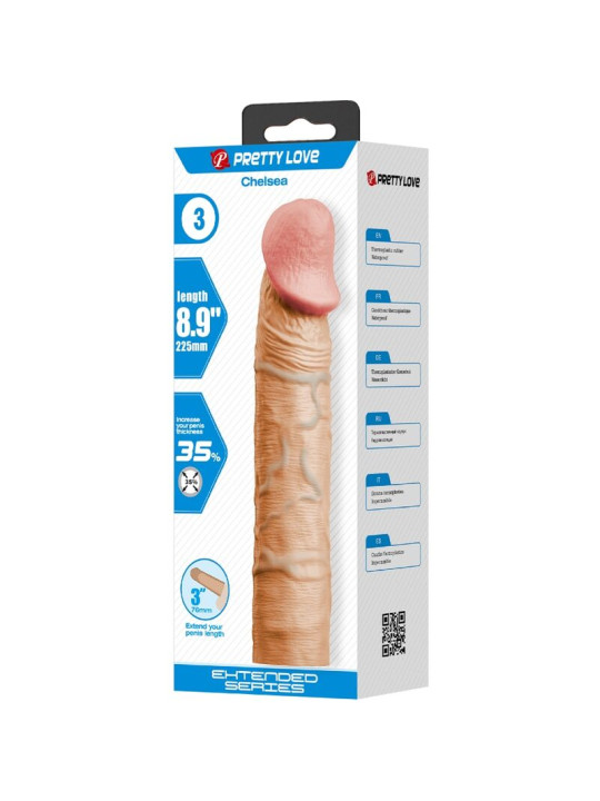 PRETTY LOVE - CHELSEA FUNDA PENE CON EXTENSIÓN DE 7.6 CM NATURAL