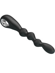 PRETTY LOVE - FEDERER VIBRADOR ANAL 12 VIBRACIONES NEGRO
