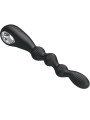 PRETTY LOVE - FEDERER VIBRADOR ANAL 12 VIBRACIONES NEGRO