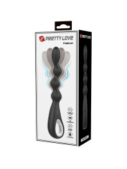 PRETTY LOVE - FEDERER VIBRADOR ANAL 12 VIBRACIONES NEGRO