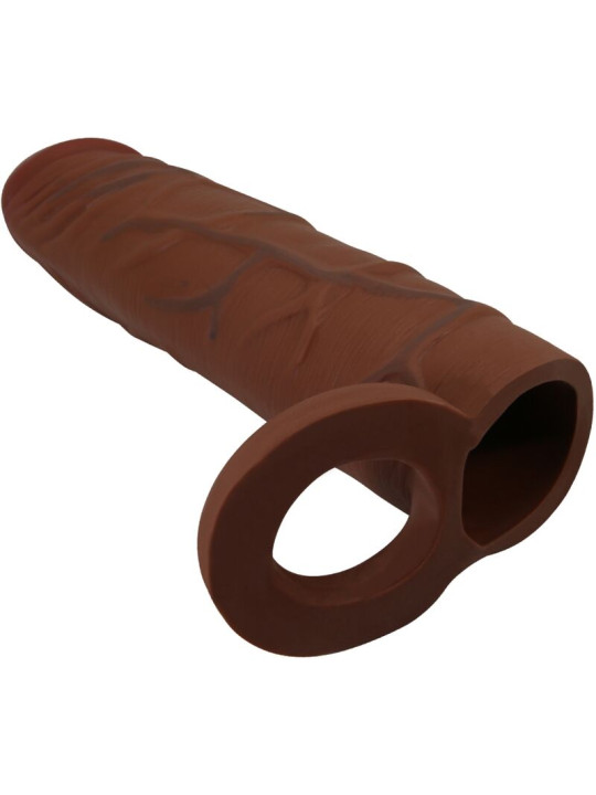 PRETTY LOVE - KAILE FUNDA PARA PENE CON EXTENSIÓN DE 2.5 CM MULATO