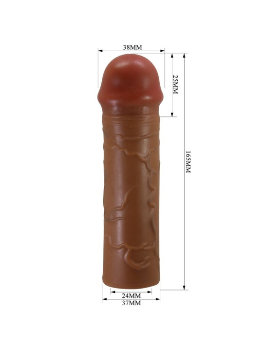 PRETTY LOVE - NILE FUNDA PARA PENE CON EXTENSIÓN DE 2.5 CM MULATO