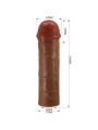 PRETTY LOVE - NILE FUNDA PARA PENE CON EXTENSIÓN DE 2.5 CM MULATO