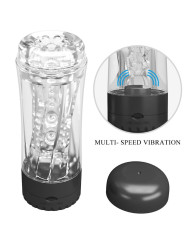 PRETTY LOVE - TAMARA MASTURBADOR MASCULINO VIBRADOR MULTIVELOCIDAD NEGRO