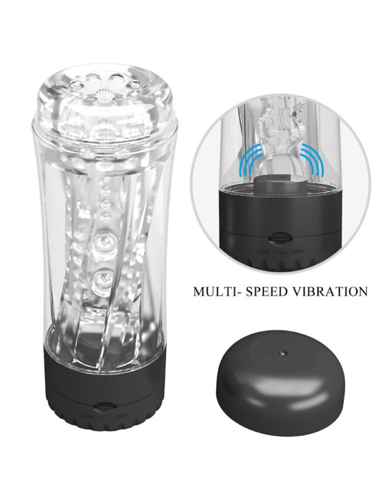 PRETTY LOVE - TAMARA MASTURBADOR MASCULINO VIBRADOR MULTIVELOCIDAD NEGRO