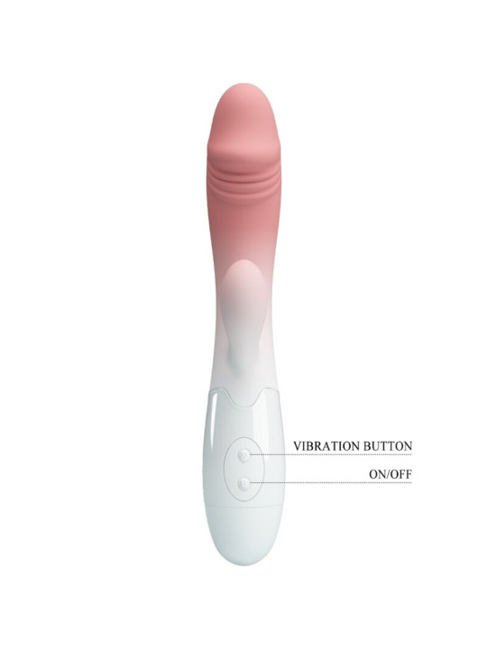 PRETTY LOVE - SNAPPY VIBRADOR RABBIT 3O VIBRACIONES ROSA