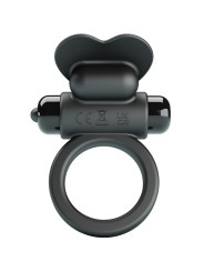 PRETTY LOVE - DEBONAIRE ANILLO VIBRADOR CONEJO 10 VIBRACIONES NEGRO