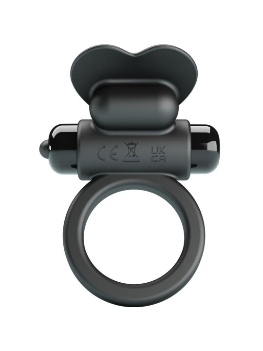 PRETTY LOVE - DEBONAIRE ANILLO VIBRADOR CONEJO 10 VIBRACIONES NEGRO