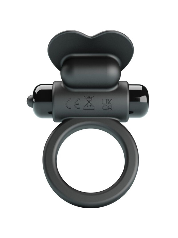 PRETTY LOVE - DEBONAIRE ANILLO VIBRADOR CONEJO 10 VIBRACIONES NEGRO