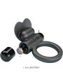 PRETTY LOVE - DEBONAIRE ANILLO VIBRADOR CONEJO 10 VIBRACIONES NEGRO
