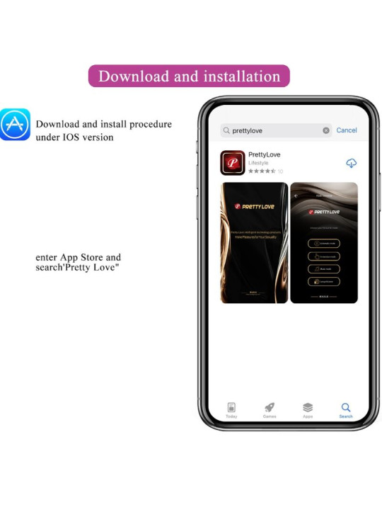 PRETTY LOVE - FRANZ MASAJEADOR & VIBRADOR APP GRATUTITA MORADO
