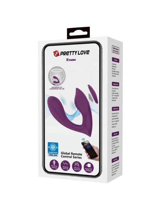 PRETTY LOVE - FRANZ MASAJEADOR & VIBRADOR APP GRATUTITA MORADO