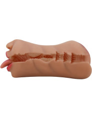 CRAZY BULL - SARAH MASTURBADOR DOBLE BOCA & VAGINA NATURAL