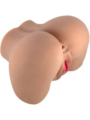 CRAZY BULL - MILA TRASERO VIBRADOR CON VAGINA Y ANO REALÍSTICO CONTROL REMOTO