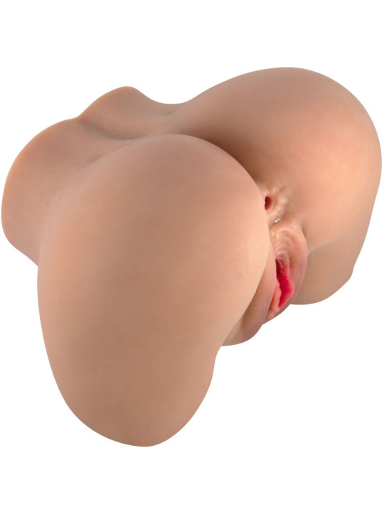 CRAZY BULL - MILA TRASERO VIBRADOR CON VAGINA Y ANO REALÍSTICO CONTROL REMOTO