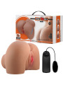 CRAZY BULL - MILA TRASERO VIBRADOR CON VAGINA Y ANO REALÍSTICO CONTROL REMOTO