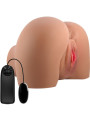 CRAZY BULL - MILA TRASERO VIBRADOR CON VAGINA Y ANO REALÍSTICO CONTROL REMOTO